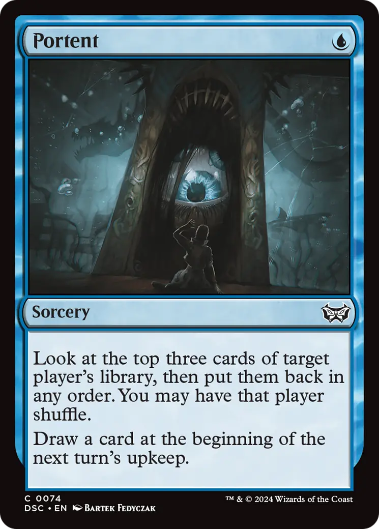 Portent [Duskmourn: House Of Horror Commander] 1