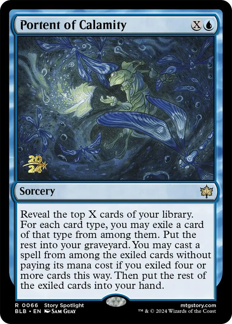 Portent Of Calamity [Bloomburrow Prerelease Promos] 1
