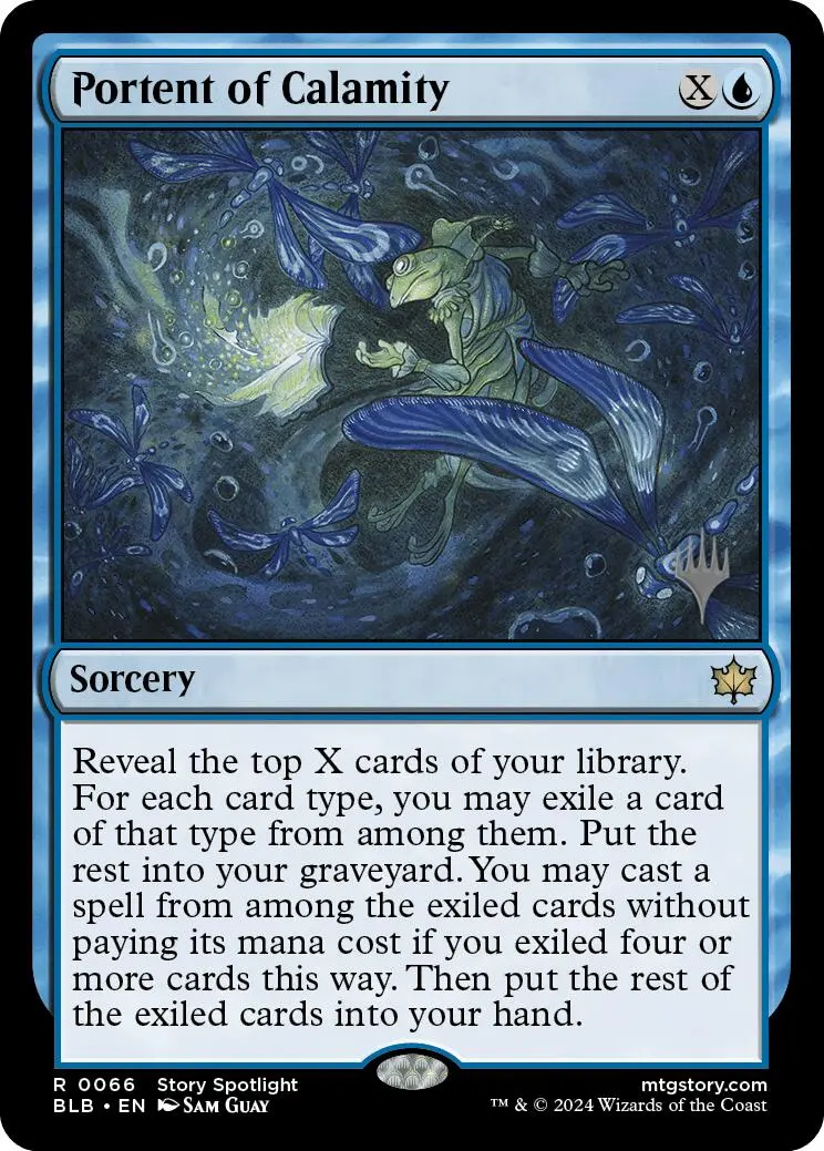 Portent Of Calamity (Promo Pack) [Bloomburrow Promos] 1
