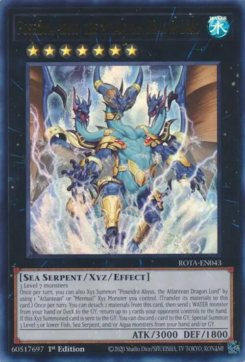 Poseidra Abyss, The Atlantean Dragon Lord [Rota-En043] Ultra Rare 1