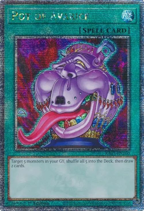 Pot Of Avarice (Quarter Century Secret Rare) [Ra03-En160] Quarter Century Secret Rare 1