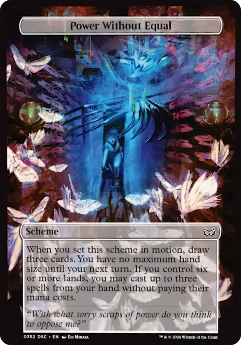 Power Without Equal (Full Art) [Duskmourn: Archenemy] 1