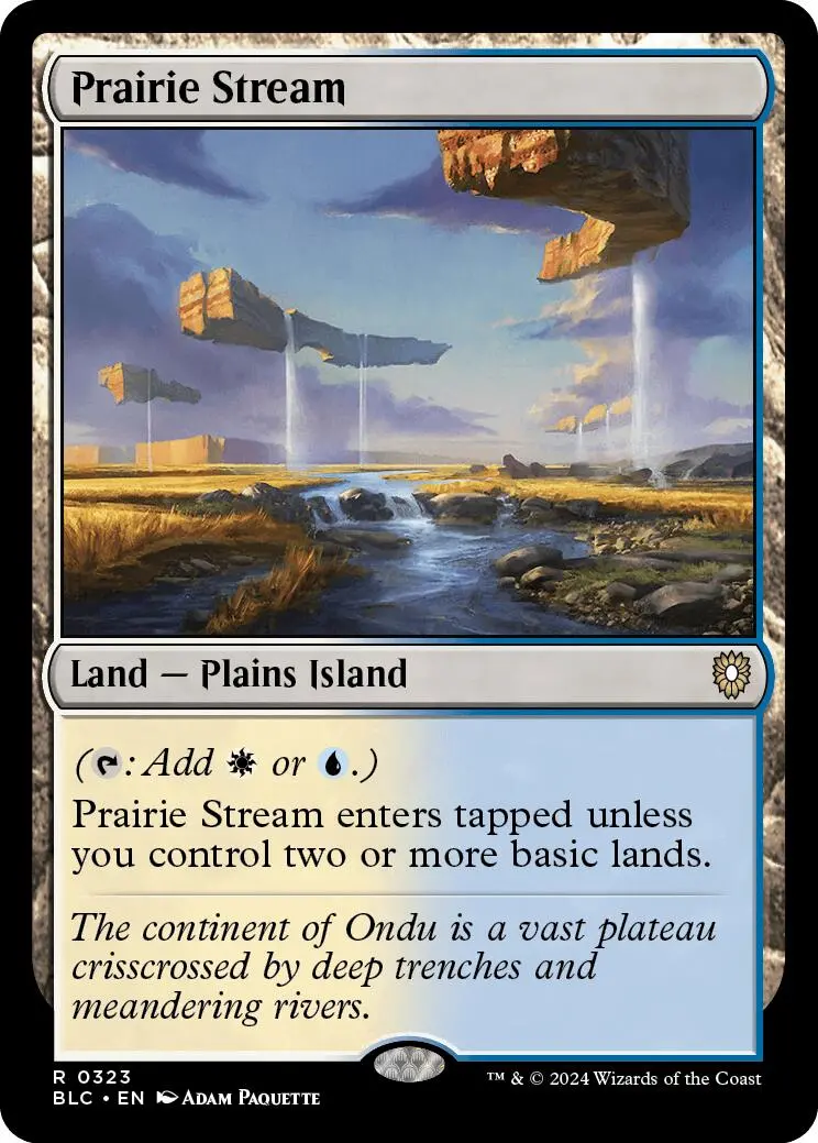 Prairie Stream [Bloomburrow Commander] 1