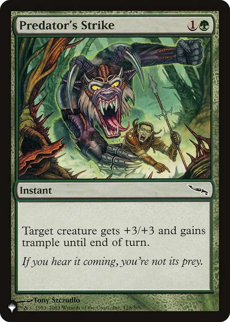 Predator's Strike [The List] 1