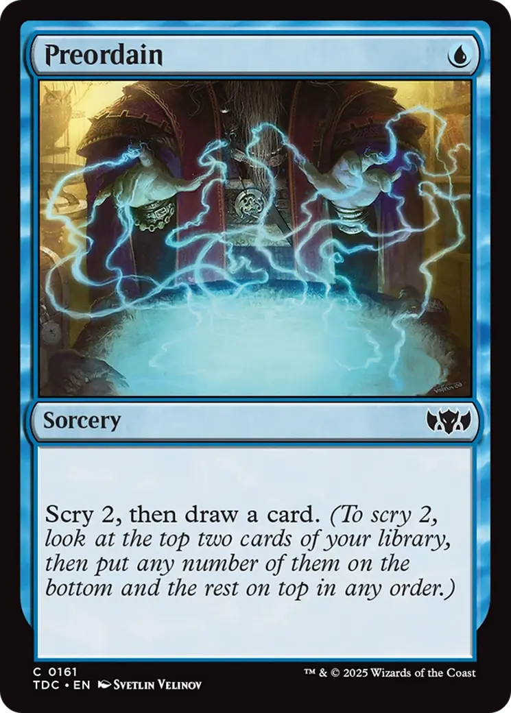 Preordain [Tarkir: Dragonstorm Commander] 1