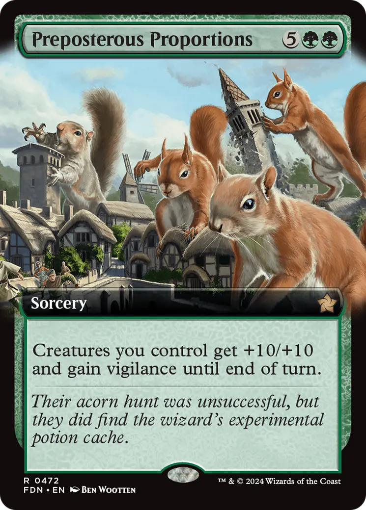 Preposterous Proportions (Extended Art) [Foundations] 1