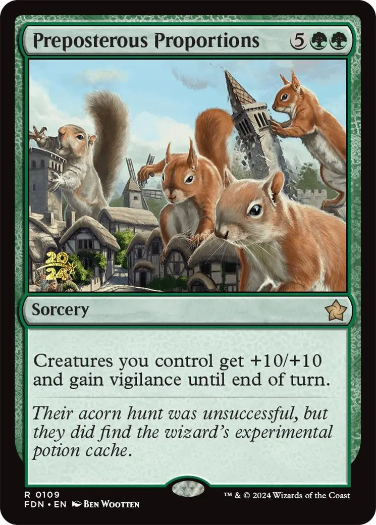 Preposterous Proportions [Foundations Prerelease Promos] 1