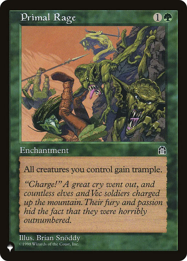 Primal Rage [The List] 1