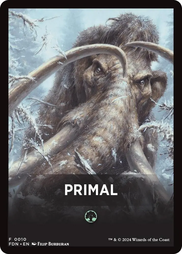 Primal Theme Card [Foundations Tokens] 1