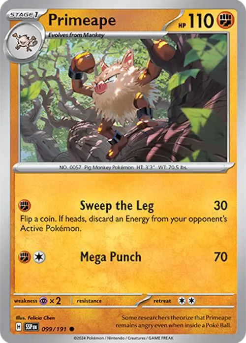 Primeape (099/191) [Scarlet & Violet: Surging Sparks] 1
