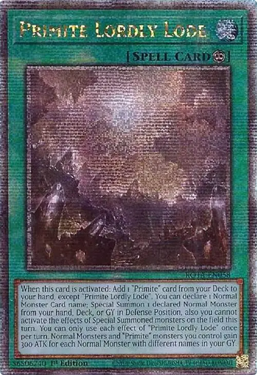 Primite Lordly Lode (Quarter Century Secret Rare) [Rota-En058] Quarter Century Secret Rare 1