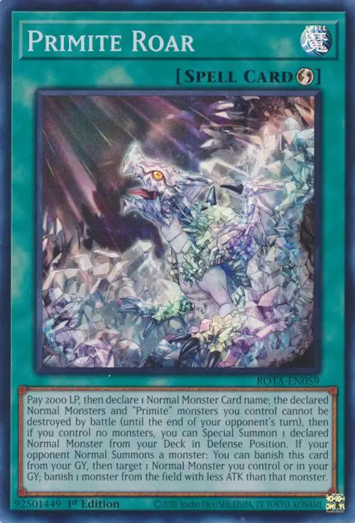 Primite Roar [Rota-En059] Super Rare 1