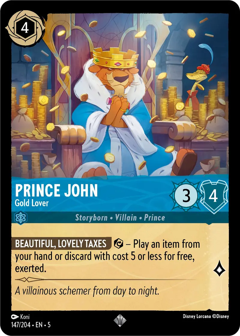 Prince John - Gold Lover (147/204) [Shimmering Skies] 1