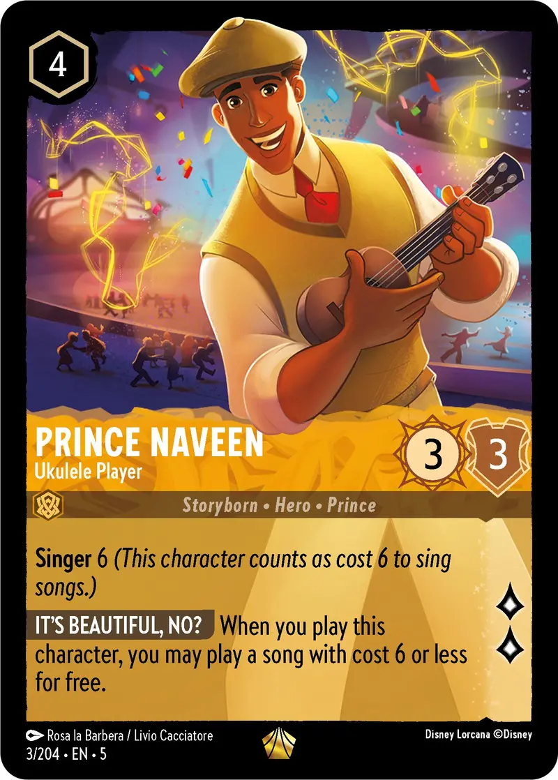 Prince Naveen - Ukulele Player (3/204) [Shimmering Skies] 1