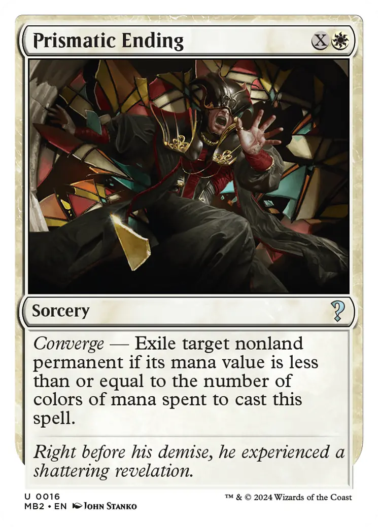 Prismatic Ending (White Border) [Mystery Booster 2] 1