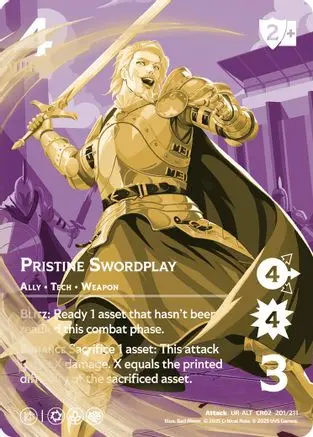 Pristine Swordplay (Alternate Art) 1