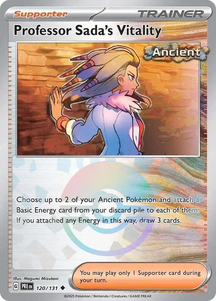 Professor Sada's Vitality (120/131) (Poke Ball Pattern) [Scarlet & Violet: Prismatic Evolutions] 1