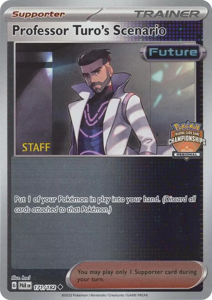 Professor Turo's Scenario (171/182) (2023 Regional Championships Staff) [League & Championship Cards] 1