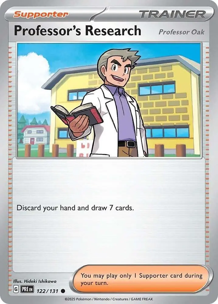 Professor's Research (122/131) [Professor Oak] [Scarlet & Violet: Prismatic Evolutions] 1