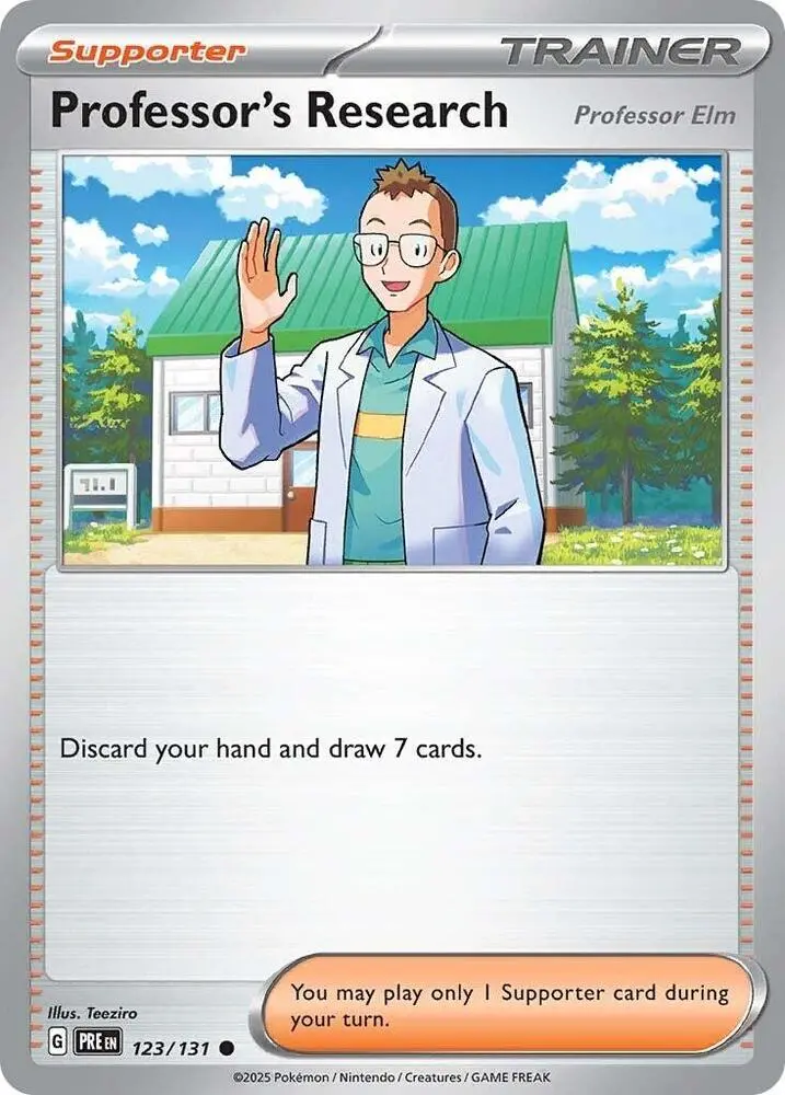 Professor's Research (123/131) [Professor Elm] [Scarlet & Violet: Prismatic Evolutions] 1