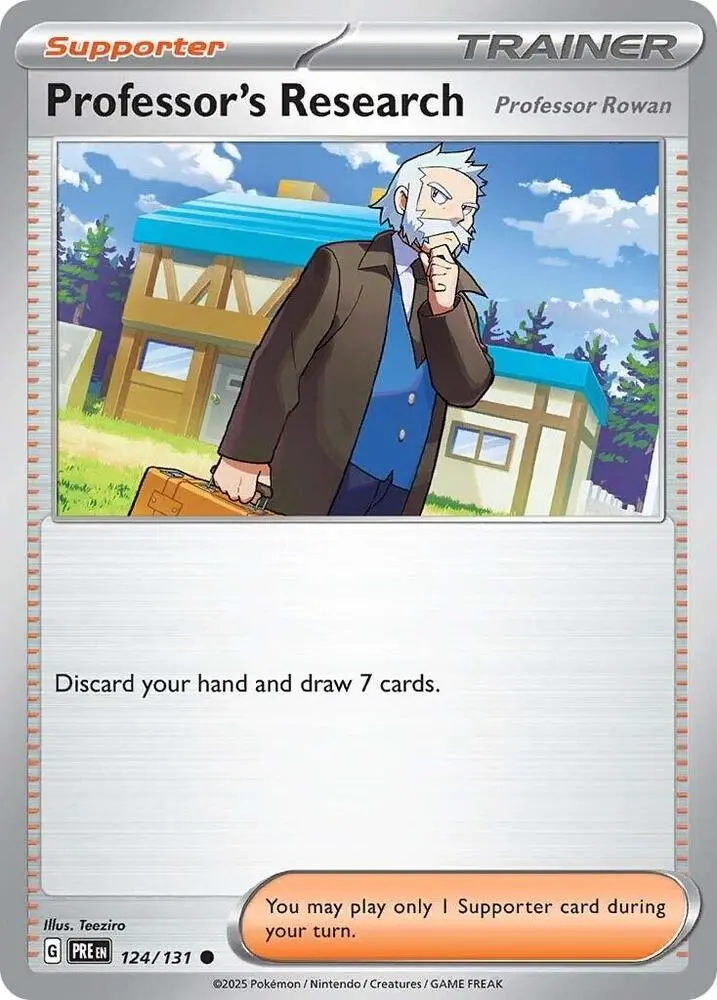 Professor's Research (124/131) [Professor Rowan] [Scarlet & Violet: Prismatic Evolutions] 1