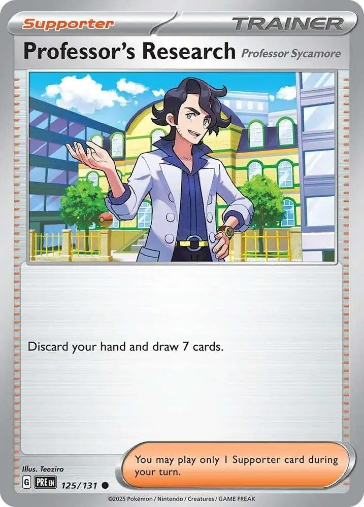 Professor's Research (125/131) [Professor Sycamore] [Scarlet & Violet: Prismatic Evolutions] 1