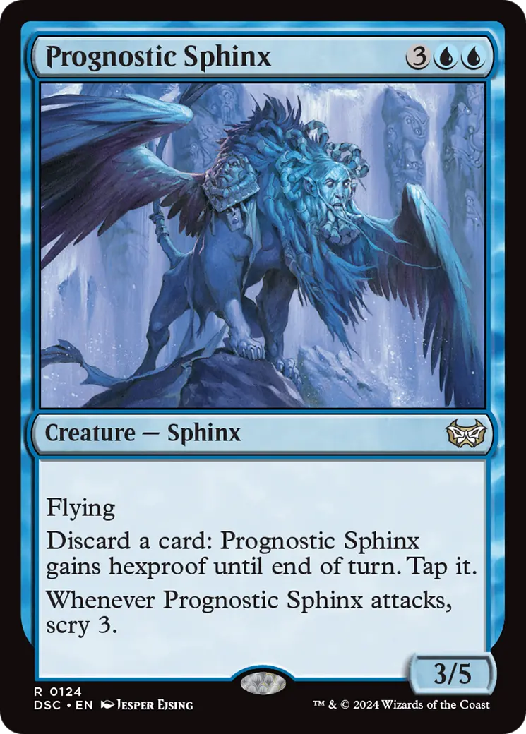 Prognostic Sphinx [Duskmourn: House Of Horror Commander] 1