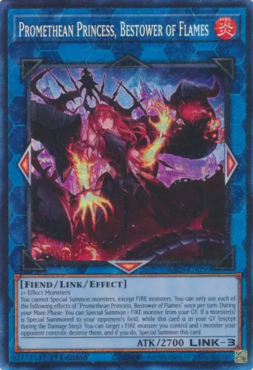 Promethean Princess, Bestower Of Flames (Cr) [Ra03-En050] Prismatic Collector's Rare 1