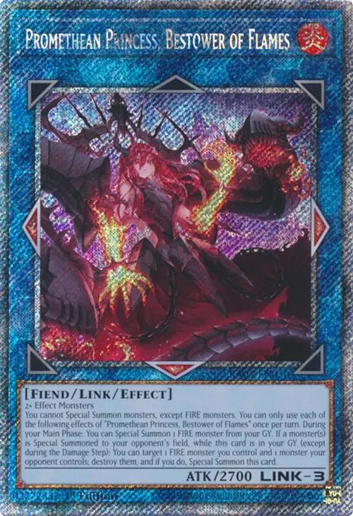 Promethean Princess, Bestower Of Flames (Platinum Secret Rare) [Ra03-En050] Platinum Secret Rare 1