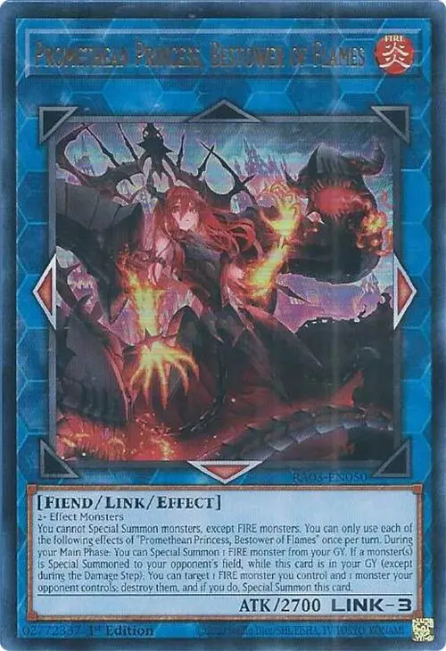 Promethean Princess, Bestower Of Flames (Ur) [Ra03-En050] Ultra Rare 1
