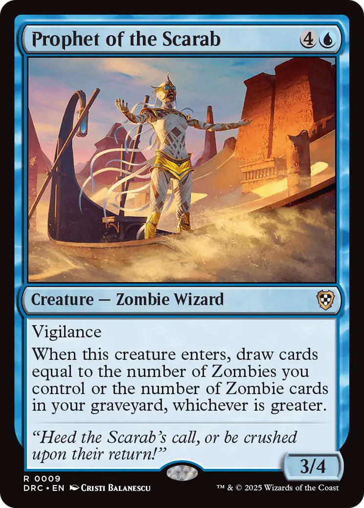 Prophet Of The Scarab [Aetherdrift Commander] 1