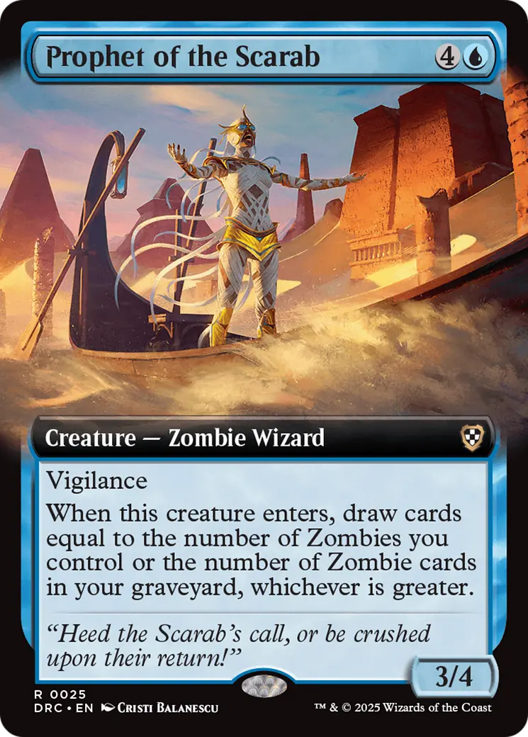 Prophet Of The Scarab (Extended Art) [Aetherdrift Commander] 1