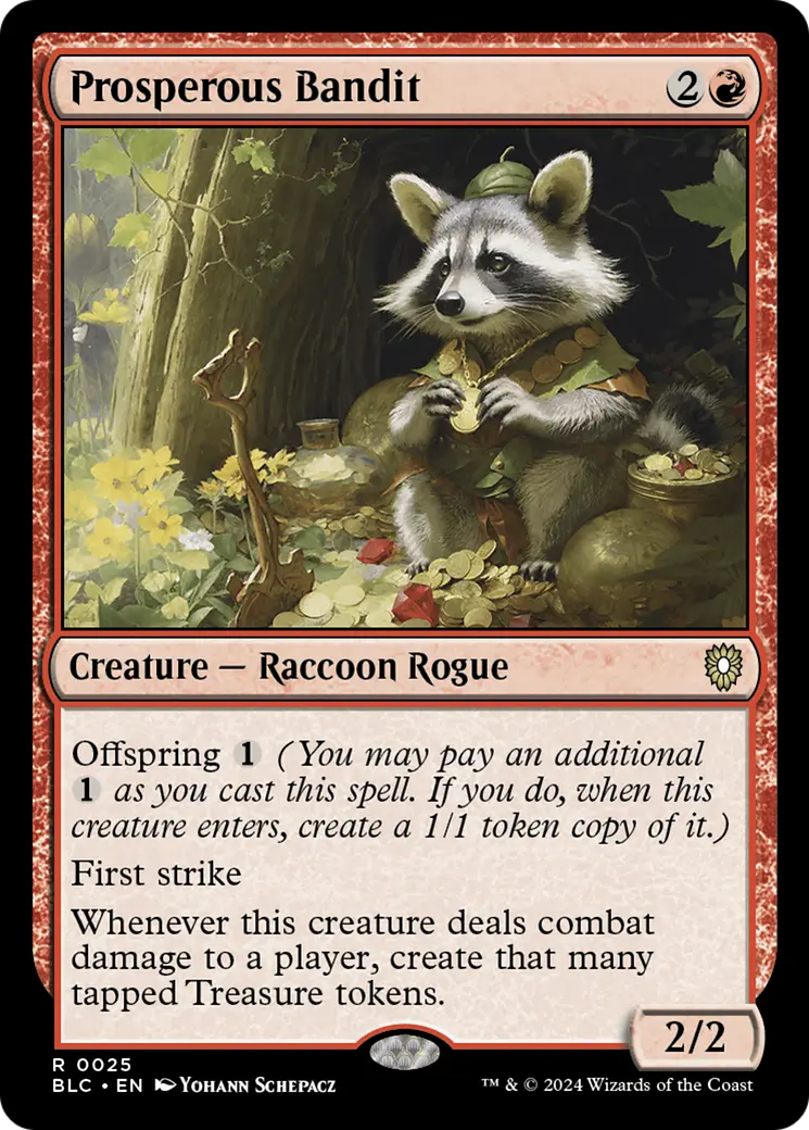 Prosperous Bandit [Bloomburrow Commander] 1