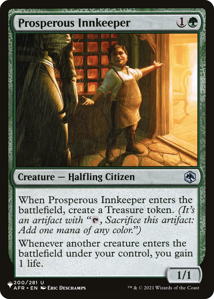Prosperous Innkeeper [The List] 1