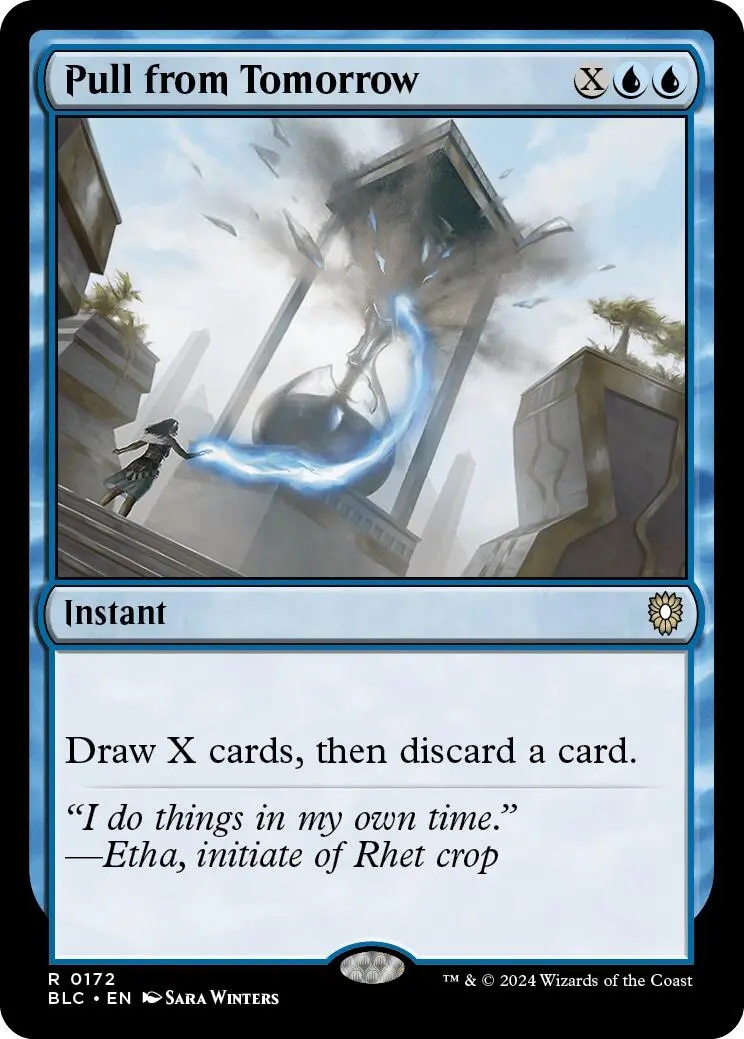Pull From Tomorrow [Bloomburrow Commander] 1