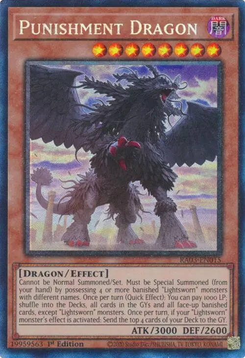 Punishment Dragon (Cr) [Ra03-En015] Prismatic Collector's Rare 1