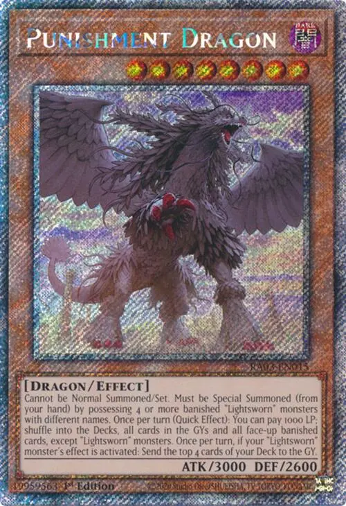 Punishment Dragon (Platinum Secret Rare) [Ra03-En015] Platinum Secret Rare 1