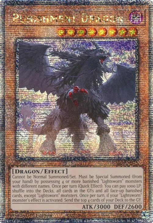 Punishment Dragon (Quarter Century Secret Rare) [Ra03-En015] Quarter Century Secret Rare 1