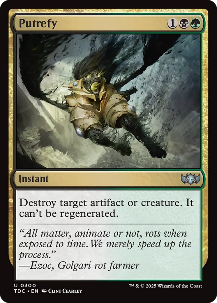 Putrefy [Tarkir: Dragonstorm Commander] 1
