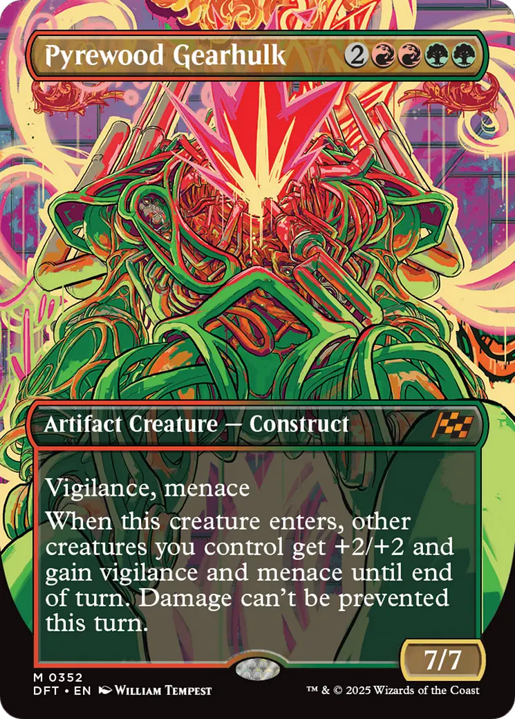 Pyrewood Gearhulk (Borderless) [Aetherdrift] 1