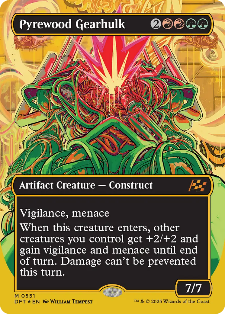 Pyrewood Gearhulk (Borderless) (First-Place Foil) [Aetherdrift] 1