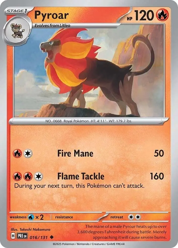Pyroar (016/131) [Scarlet & Violet: Prismatic Evolutions] 1