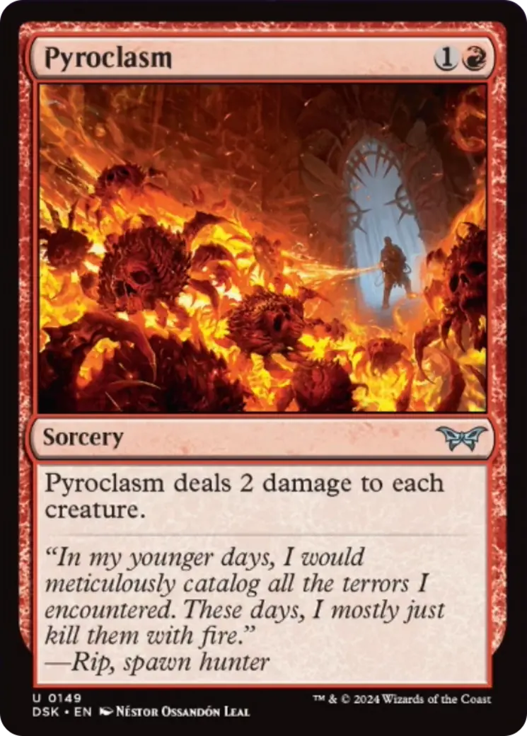 Pyroclasm [Duskmourn: House Of Horror] 1