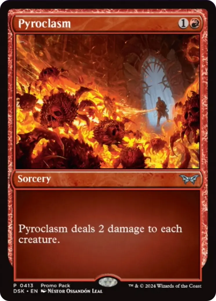 Pyroclasm (Promo Pack) [Duskmourn: House Of Horror Promos] 1