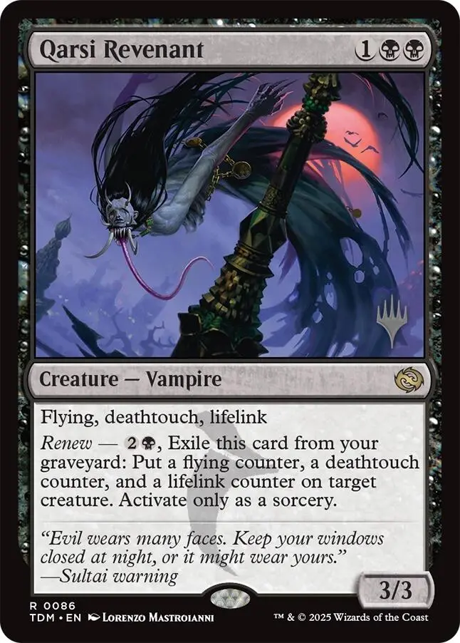 Qarsi Revenant (Promo Pack) [Tarkir: Dragonstorm Promos] 1