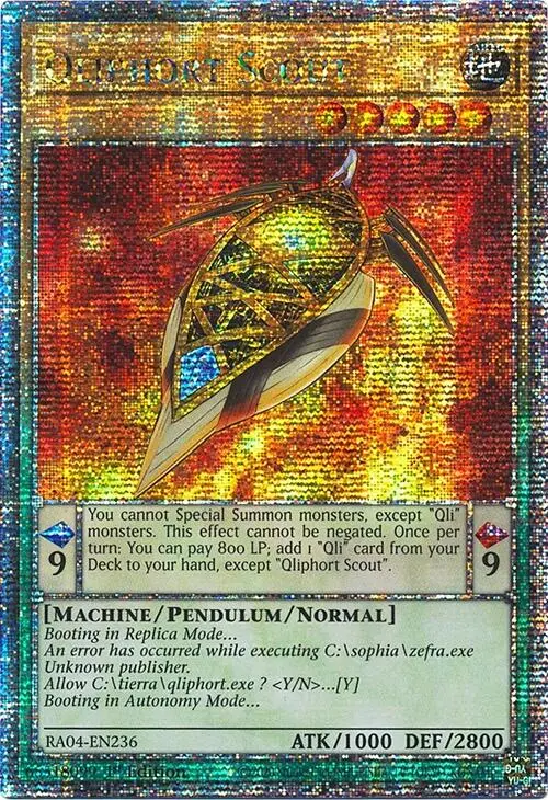 Qliphort Scout [Ra04-En236] Quarter Century Secret Rare 1