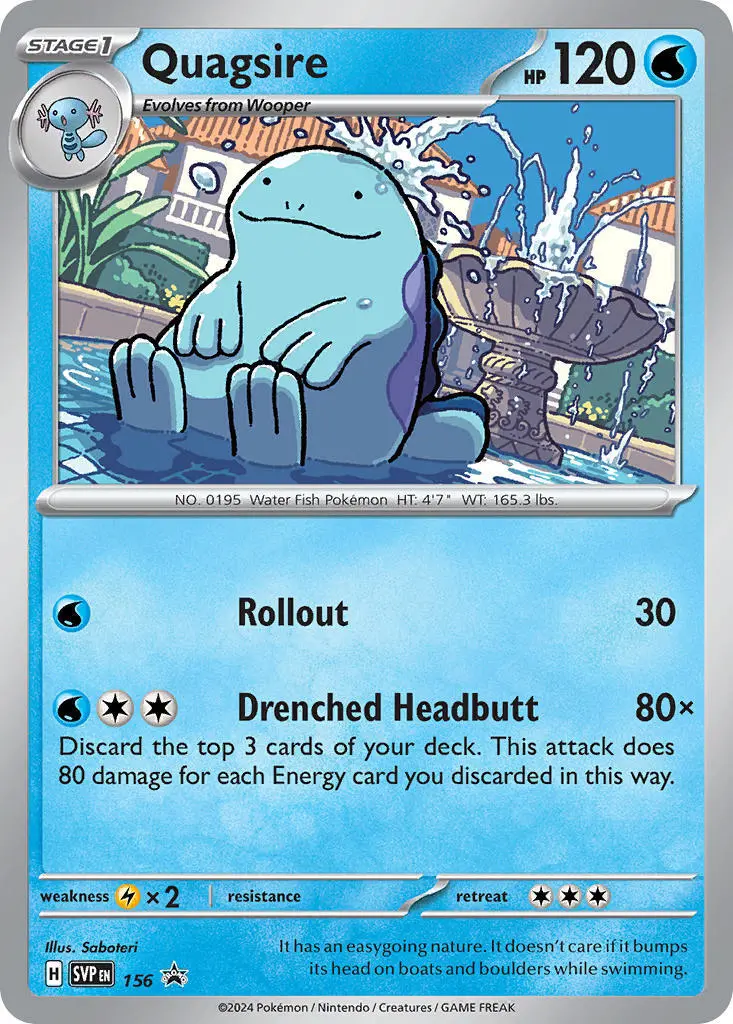 Quagsire (156) [Scarlet & Violet: Black Star Promos] 1