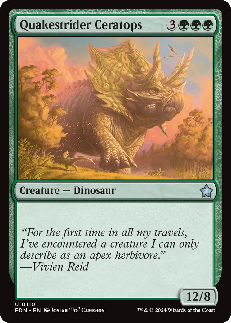 Quakestrider Ceratops [Foundations] 1