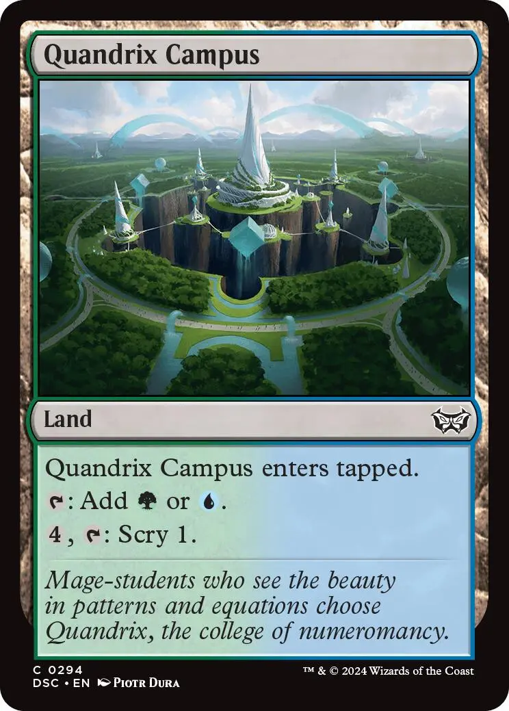 Quandrix Campus [Duskmourn: House Of Horror Commander] 1