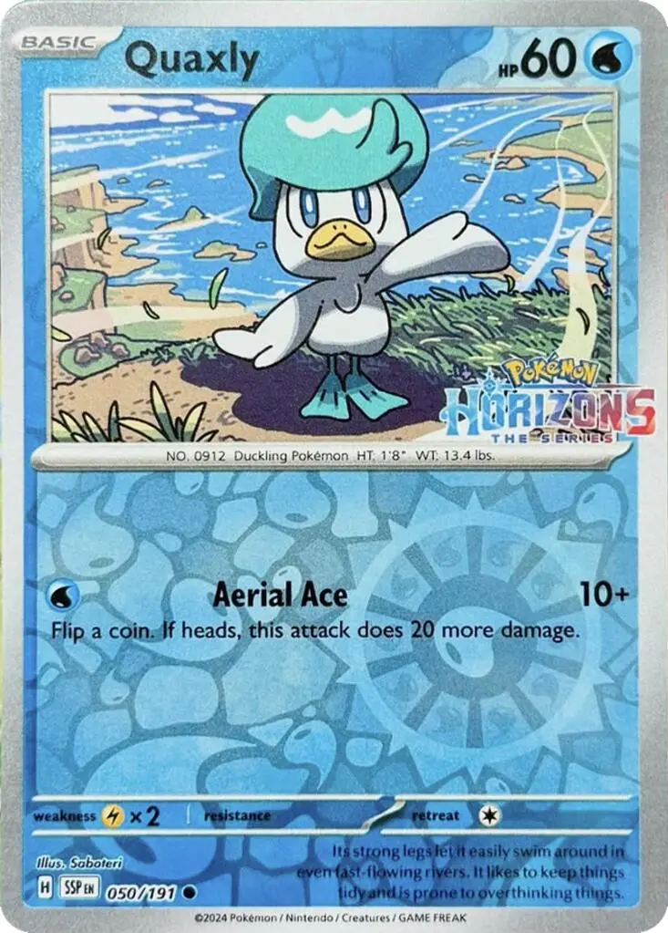 Quaxly (050/191) (Pokemon Horizons Stamp) [Miscellaneous Cards] 1